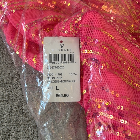 Coleen Sequin Striped Bodycon Party Dress - Picture 7 of 7